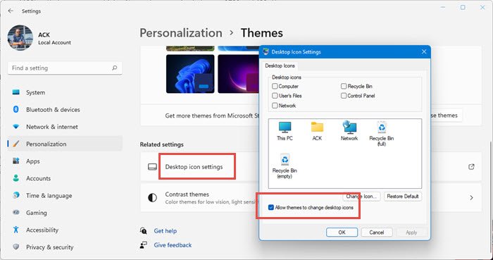 Can’t move desktop icons in Windows