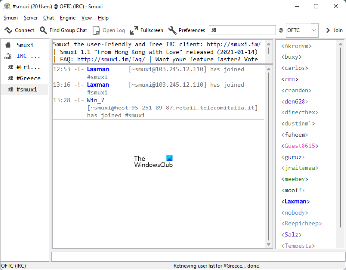 Smuxi tool